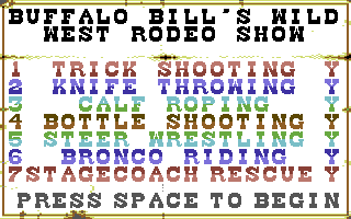 Wild West screenshot 4 for Commodore 64